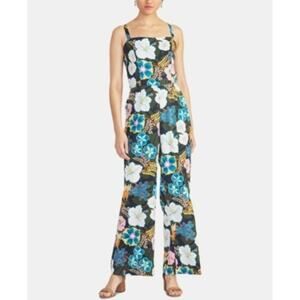 Rachel Roy Zandra Sleeveless Floral Print Jumpsuit